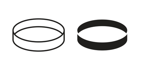 Bracelet icon set line art and glyph design. Eps10