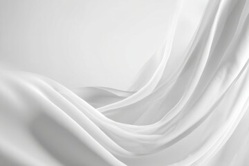 Obraz premium white satin fabric