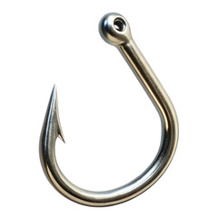 fishing hook  isolated on white background. PNG Transparent file type with high definition quality And vibrant color grading Available.