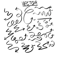 “Arrow Line Icon Set – Minimal Thin Vector Graphics for UI and Design Projects