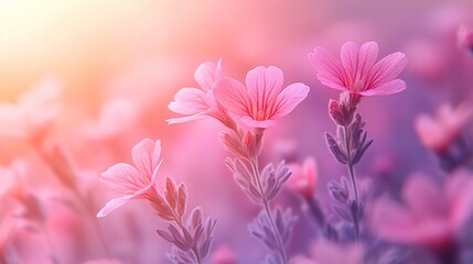 Fototapeta premium Soft Blurred Purple to Blue Gradient, Pastel Abstract Background with Bokeh Light.