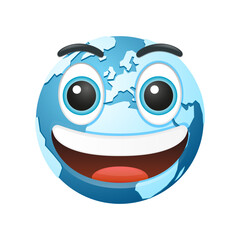 World Emoji Icon Illustration Sign. Face Vector Symbol Emoticon Design Vector Clip Art.