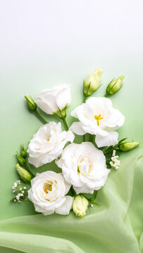 Blumendeko Texthintergrund 