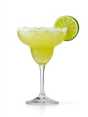 Refreshing margarita served in a glass with a lime slice and salt rim, perfect for summer gatherings and celebrations with friends
