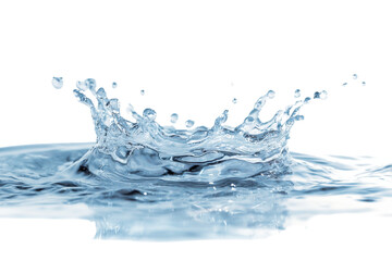water splash isolated on a white background