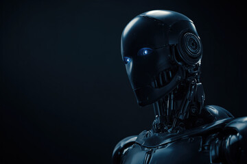Futuristic Robot Portrait
