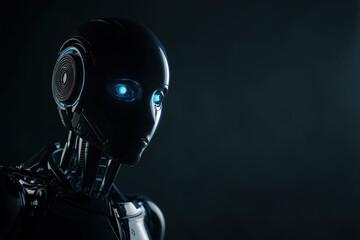 Futuristic Robot Portrait
