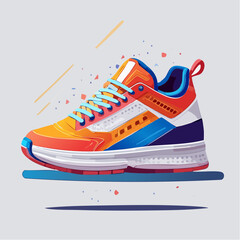 sport shoes on a white background