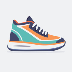 sneakers isolated on white background