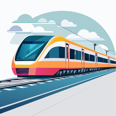 train in motion