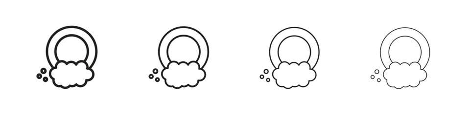 Washing dishes icon for graphic design, Web, UI, app. Simple abstract icons