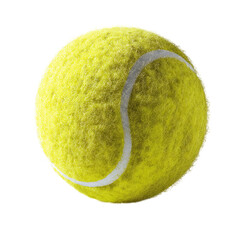 Tennis Ball Isolated on White Background