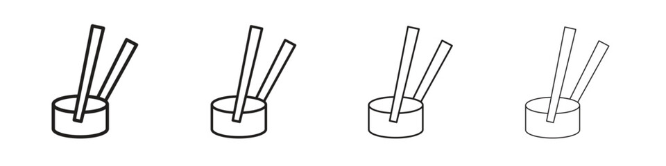 Sushi icon for graphic design, Web, UI, app. Simple abstract icons