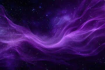 Purple nebulae, flowing cosmic clouds