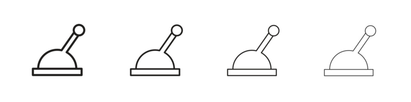 Lever icon for graphic design, Web, UI, app. Simple abstract icons