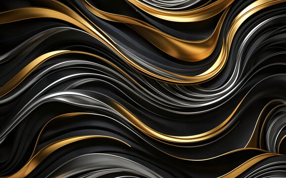 Fototapeta Abstract Golden Background with Luxury Texture