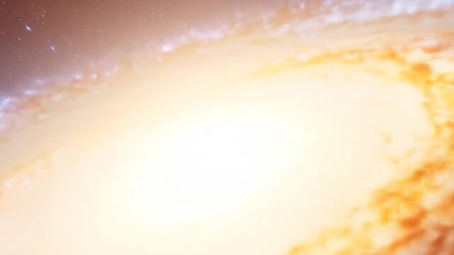 Bright galaxy