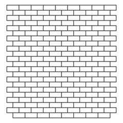 Brick wall pattern. Building texture design. Masonry construction Vector. Repeating block background.