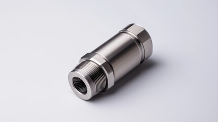Metallic Hydraulic Fitting with Threaded Ends for Fluid Connection Applications
