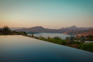 Infinity pool in Marmaris Selimiye village