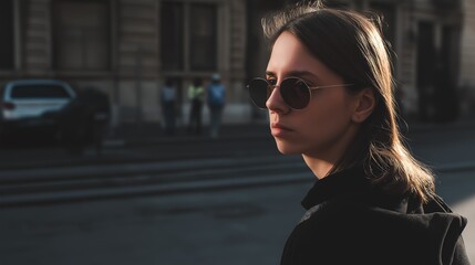 Fototapeta premium Generative AI, Street Fashion Gradient Focus