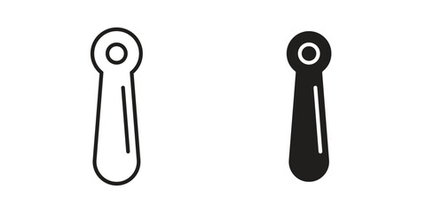 Shoehorn icon concept for infographic, website or app.