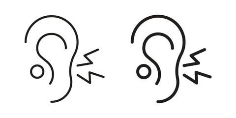 Otitis icon concept for infographic, website or app.