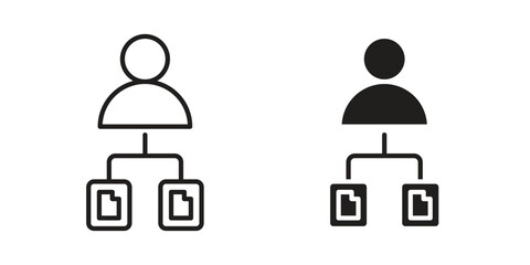 Multitask icon concept for infographic, website or app.