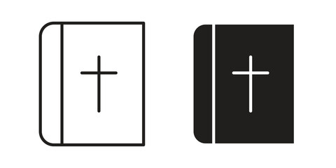 Obraz premium Bible icon concept for infographic, website or app.