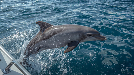 Fototapeta premium dolphin in the water