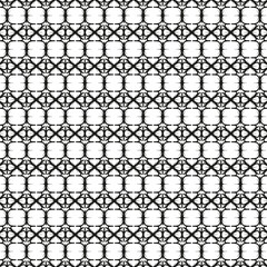 Fototapeta premium Interconnected diamonds pattern. Geometric link texture. Abstract chain background. Vector endless illustration