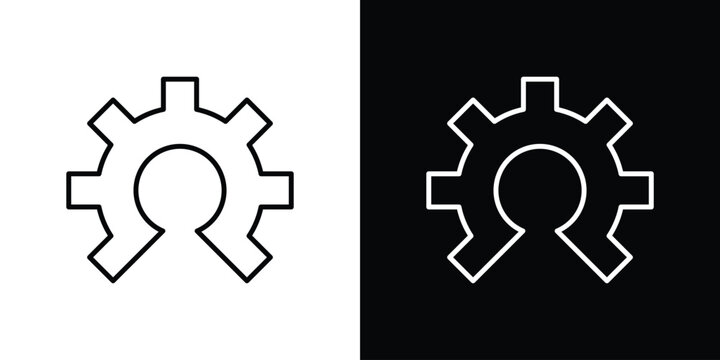 Open source icon Logo Template. lianer pictogram set.