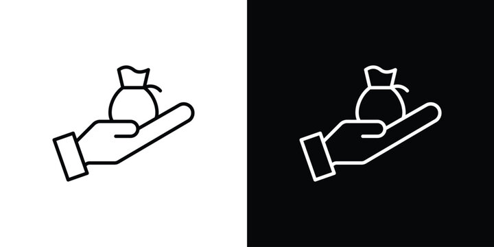 Inheritance law icon Logo Template. lianer pictogram set.