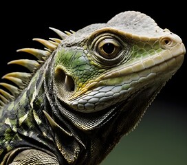 Fototapeta premium green iguana
