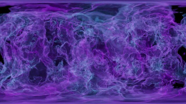 Mesmerizing Purple and Blue Abstract Background 360 vr looping animation