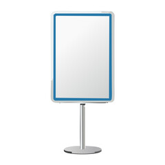 立て看板　銀色　