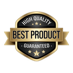 Premium quality guaranteed best product badge