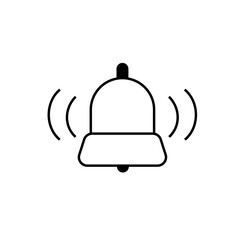 シンプルなベルのアイコン