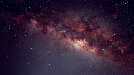 Obraz premium Captivating Cosmos A Stunning Nebula Landscape with Starry Skies and Cosmic Dust