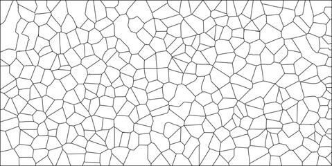 Obraz premium Abstract cellular pattern structure with geometric outlines and white spaces for graphic design and backgrounds