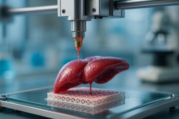Advanced 3D Bioprinter Creating Human Liver Model for Medical Research