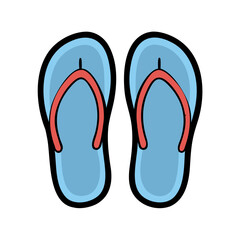 flip flops vector illustration