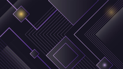 Stylish dark background featuring purple glowing lines and diamond shapes, ideal for luxury themes, modern designs, digital graphics, and elegant creative projects