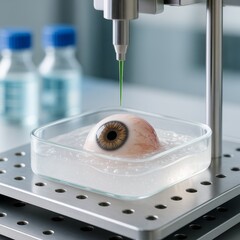 Bioprinting of a Human Eye Model in Advanced Laboratory Research