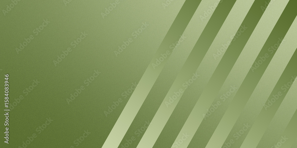Poster abstract blurred background with gradient and smooth lines. green palette. straight lines. noise tex