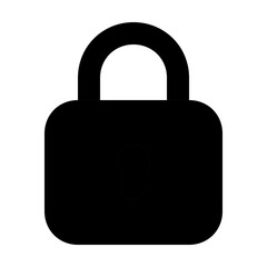 Padlock - Simple Minimalist Modern Icon for UI Apps