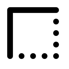 Border - Simple Minimalist Modern Icon for UI Apps