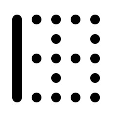 Border Left - Simple Minimalist Modern Icon for UI Apps