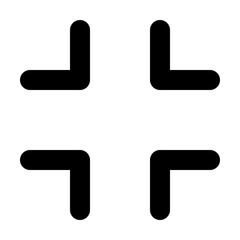 Compress - Simple Minimalist Modern Icon for UI Apps