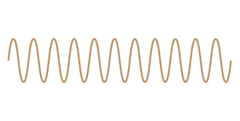 Sinusoidal Wave Signal. Sine Wave. Trigonometric Sine Function.